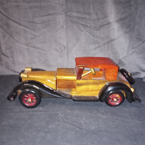 Vintage Wood Model Car EUC - Picture 4 of 7
